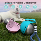PawSome™ Dog Water Bottle With Bowl