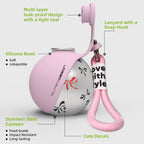PawSome™ Dog Water Bottle With Bowl